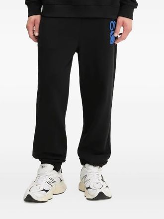 HUGO BOSS logo-print track pants - Black