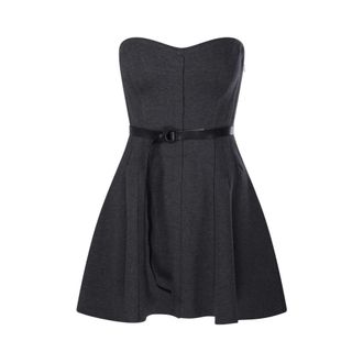 Norma Kamali Mujer, Vestidos, Gris, Talla: M