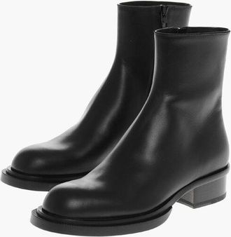 Alexander McQueen Leather Heeled Ankle Boots size 40,5