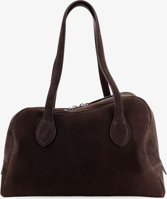 ATP Atelier Womens Handbag Noale Suede Brown Handbags Hand Bags