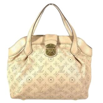 Louis Vuitton Pre-owned Handbags, female, Beige, Size: ONE SIZE Pre-owned Mahina Tote bag