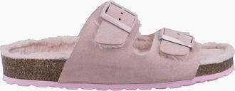 Hush Puppies Womens Hush Puppies JESSIE Ladies Slippers Light Pink - Size: 7