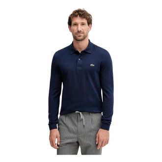 Lacoste Polo L.12.12 Manica Lunga Slim Fit - - Tops - Uomo - Blu - 2XL