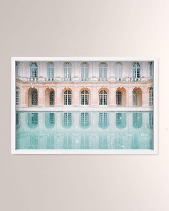The Oliver Gal Artist Co. Palace Dreamy Pond Hand-Embellished Art Print