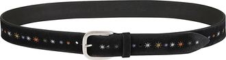 Orciani Hunting Asterisk Calf Leather Belt