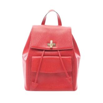 Celine Pre-owned Backpacks, female, Red, Size: ONE SIZE Pre-owned Leather backpacks
