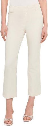 Nic+Zoe Petite 28 Plaza Demi Boot Cotton Bi-Stretch Pants Womens Casual Pants Classic Cream : 14P, Cotton/Rayon/Spandex