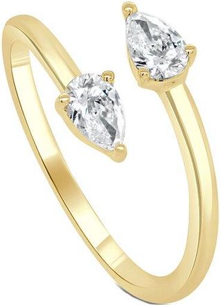 Sabrina Designs 14K 0.45 Ct. Tw. Diamond Cross Over Ring