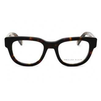 Philipp Plein VPP146M0722 Square Full Rim Havana Eyeglasses - Brown