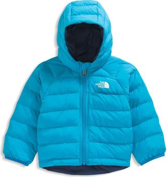 The North Face Perrito Reversible Water Repellent Recycled Polyester Jacket in Meridian Blue at Nordstrom, Size 12-18M