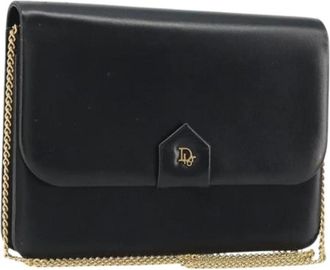 Dior Pre-owned Vintage Leren Schoudertas - Dames - Vintage Schoudertas - Zwart - ONE Size - Leer - Vintage