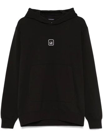 C.P. Company graphic-print hoodie - Black