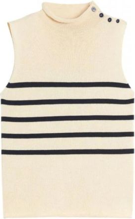 Max Mara Max Mara Weekend - Truien > Truien met ronde hals - Dames - Coltruien - Beige - M - Truien & Vesten