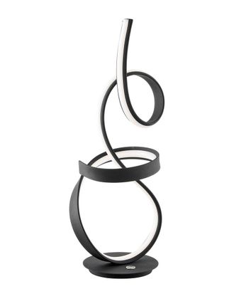 Finesse Decor Amsterdam Black Table Lamp