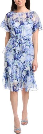 Marchesa Lita Printed Midi Dress