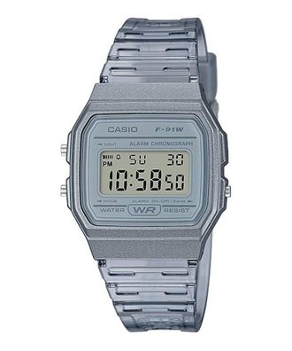 Casio Waterproof Sports Mens BlueGray Digital F-91WS-8DF