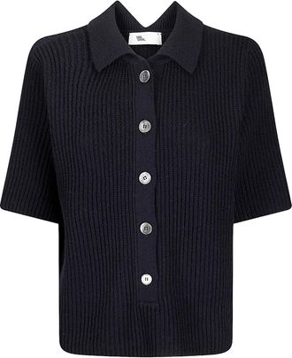 Sibel Saral Maglione a coste - Blu