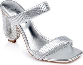 Dee Ocleppo Jamaica Slide Sandal in Silver Leather at Nordstrom Rack, Size 6.5