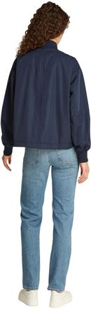 Tommy Hilfiger Womens Casual Nylon Light Bomber Jacket, Blue (Dark Night Navy), M