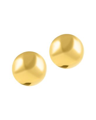 Adornia Adornia 18K Yellow Gold Plated Tarnish Resistant Oversized Ball Earrings