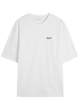 Axel Arigato Honor Logo-embroidered Cotton T-shirt - White - M