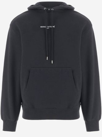 Maison Kitsun&eacute; Katoenen hoodie van Maison Kitsune met logo