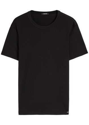 Tom Ford Stretch-cotton T-shirt - Black - XL