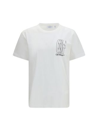 Off-white White Crew Neck T-Shirt