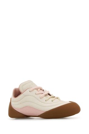 Alexander McQueen Two-Tone Leather Sneaker - Multicolor