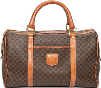 Celine Borsa tote Boston media - Marrone