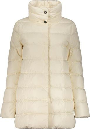 Herno Gevoerde jas met knopen - Dames - Gewatteerde jassen - Beige - S - Jassen