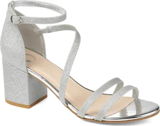 Journee Collection Women & apos;s Bella Medium and Wide Width Evening Dress Sandals