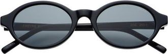 Freyrs Eyewear Zoe Oval Sunglasses in Black at Nordstrom