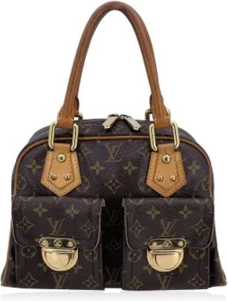Louis Vuitton Pre-owned Handbags, female, Brown, Size: ONE SIZE Pre-owned Canvas handbags
