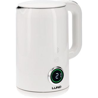 OEM Hervidor El&eacute;ctrico De 1,7 L Con Control De Temperatura, Color Blanco - W-68223