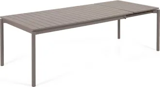 K Home Ausziehbarer Gartentisch Zaltano 180-240 x 100 cm - Taupe Matt