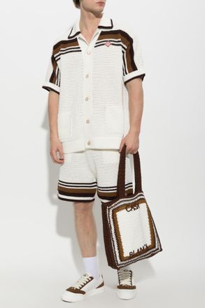 Casablanca Shirt With Pockets, Mens, White