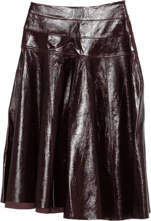 Liberowe Gonna Carmen con inserti - Marrone