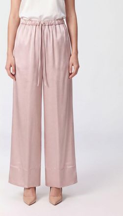 Liviana Conti Grayson Wide-Leg Satin Palazzo Trousers