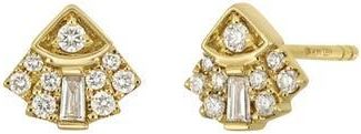 Bony Levy Kiera Diamond Stud Earrings in 18Ky Gold at Nordstrom Rack