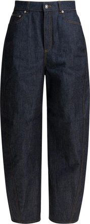Givenchy Raw Cocoon Jeans - Dames - Loose Fit Jeans - Blauw - W27 - Katoen - Jeans