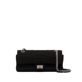 Chanel Pre-owned Mademoiselle Schoudertas - Dames - Pre-owned - Zwart - Maat: ONE Size Katoen