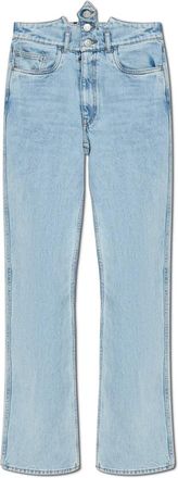 Coperni Bootcut Jeans - Dames - Bootcut Jeans - Blauw - L - Katoen - Jeans