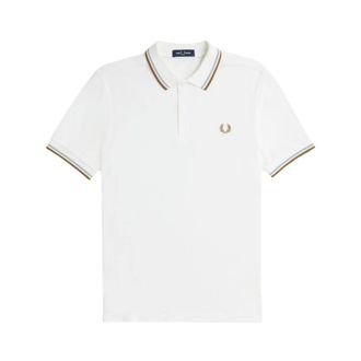 Fred Perry Heren, Tops, Wit, Maat: 2XL