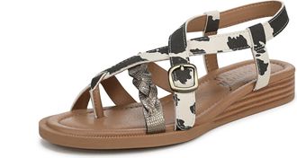 Blowfish womens April, Light Cow Print/Bronze, 8.5