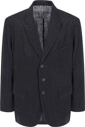 Ziggy Chen Puppytooth Three Button Blazer
