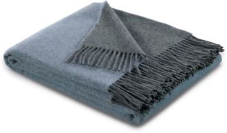 BIEDERLACK Plaid »Soft Impression im Doubleface-Look« Wolle-Kaschmir-Mix