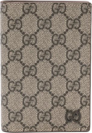 Gucci GG-monogram passport holder - Neutrals