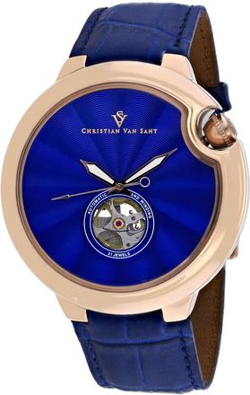 Christian Van Sant Cyclone Automatic Blue Dial Mens Watch CV0143