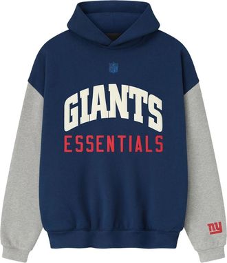 Fear of God x NFL FW25 Giants Sport Hoodie Blue Estate Concrete Heather 192NF256419F